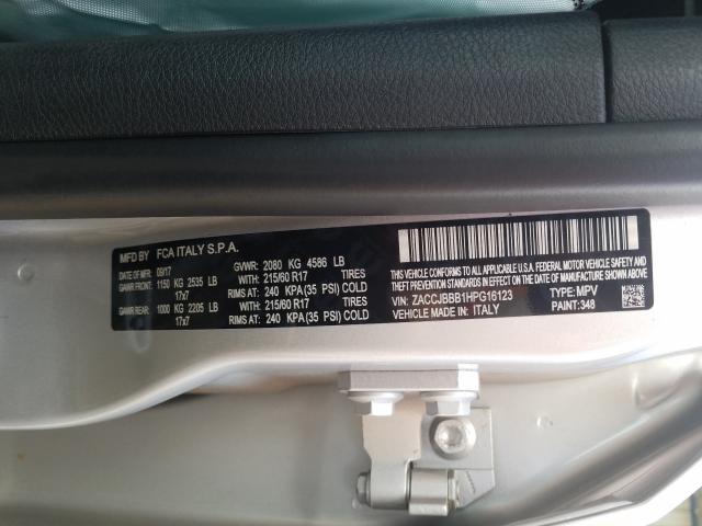 2017 JEEP RENEGADE L ZACCJBBB1HPG16123