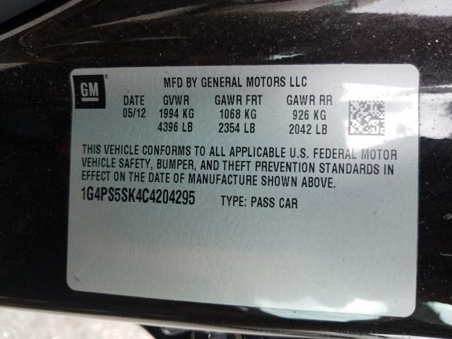 2012 BUICK VERANO 1G4PS5SK4C4204295