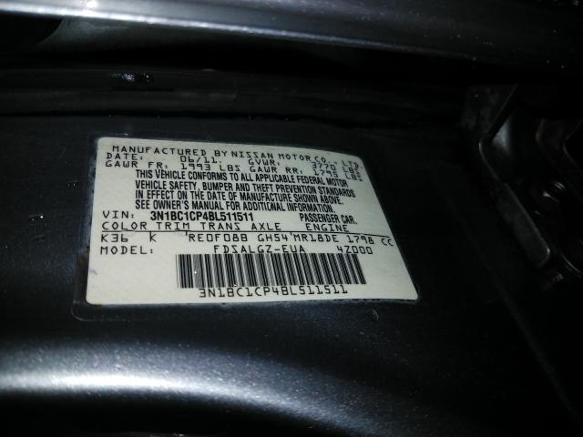2011 NISSAN VERSA 3N1BC1CP4BL511511
