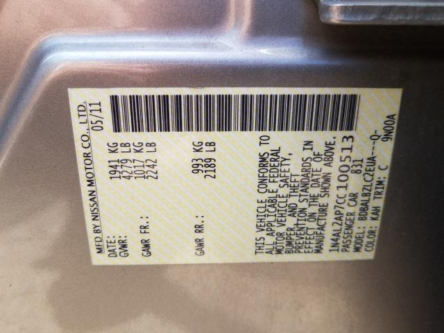 2012 NISSAN ALTIMA 1N4AL2AP7CC100513