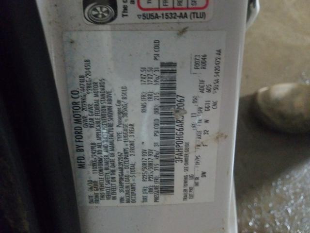 2010 FORD FUSION SE 3FAHP0HG6AR392067