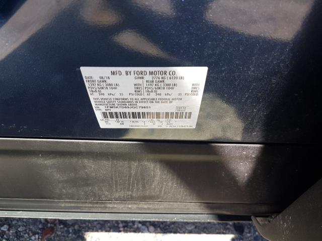 2018 FORD EXPLORER X 1FM5K7D89JGC79851