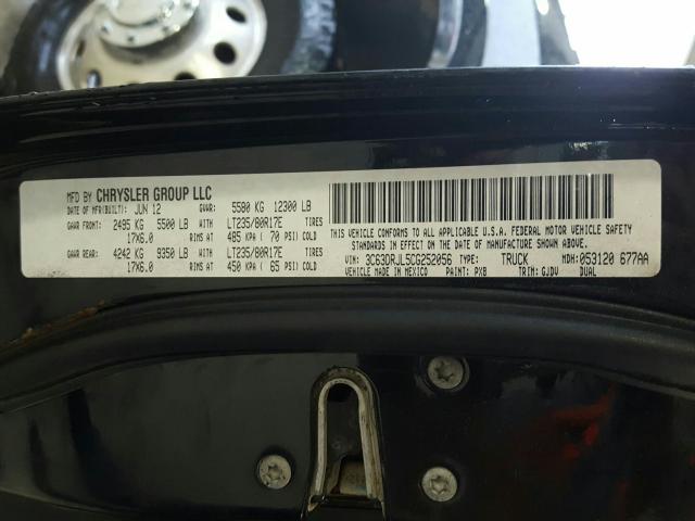 2012 DODGE RAM 3500 L 3C63DRJL5CG252056