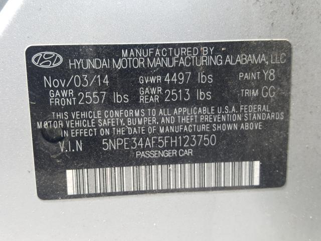 2015 HYUNDAI SONATA SPO 5NPE34AF5FH123750
