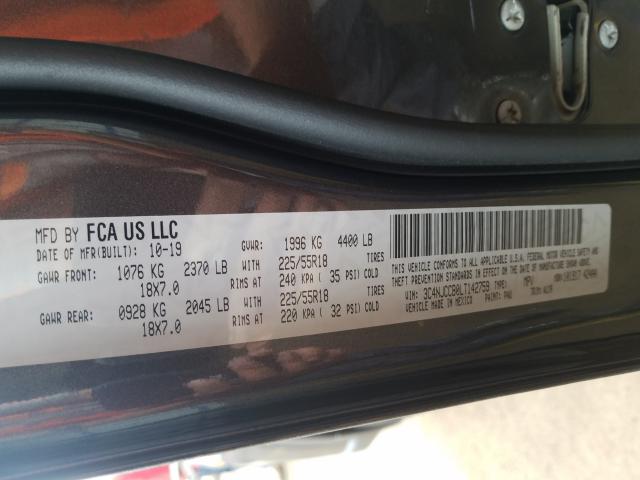 2020 JEEP COMPASS LI 3C4NJCCB0LT142759
