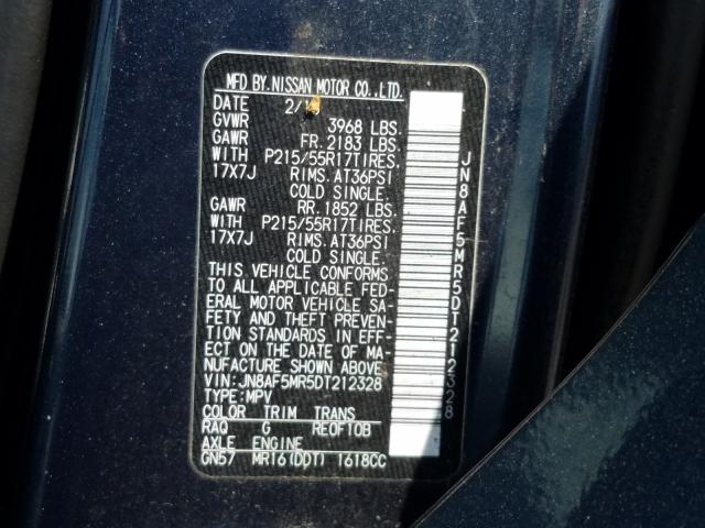 2013 NISSAN JUKE S JN8AF5MR5DT212328