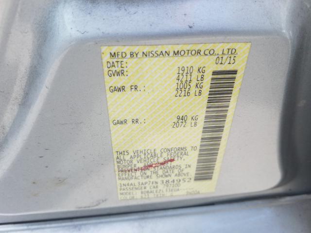 2015 NISSAN ALTIMA 2.5 1N4AL3AP7FN384952