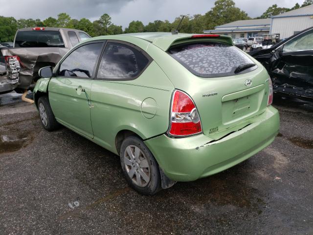 2010 HYUNDAI ACCENT BLU KMHCM3AC5AU160022