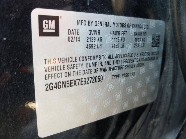 2014 BUICK REGAL PREM 2G4GN5EX7E9272069