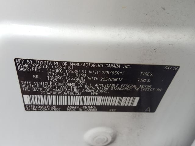 2018 TOYOTA RAV4 ADVEN 2T3WFREV5JW466232