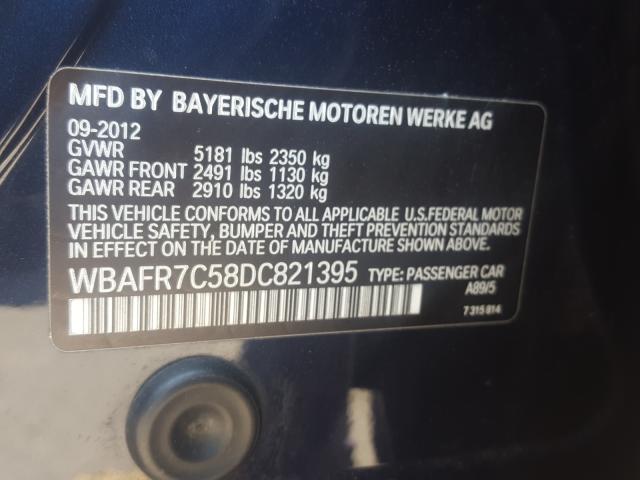 2013 BMW 535 I WBAFR7C58DC821395