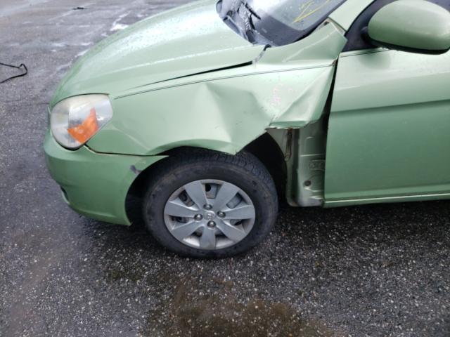 2010 HYUNDAI ACCENT BLU KMHCM3AC5AU160022