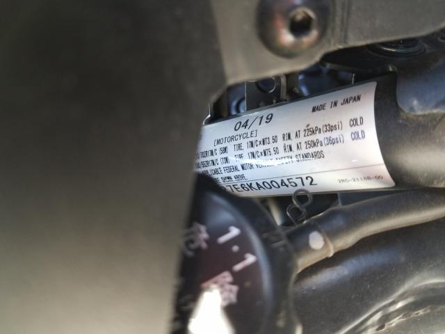 2019 YAMAHA MT07 JYARM27E6KA004572