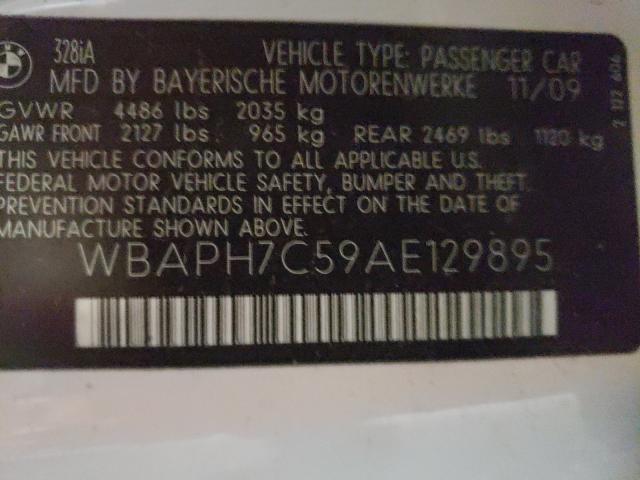 2010 BMW 328 I WBAPH7C59AE129895