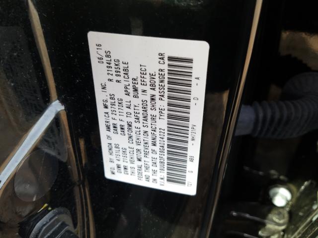2016 ACURA TLX TECH 19UUB3F59GA004022