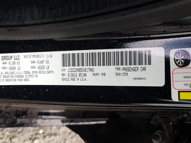 2014 DODGE AVENGER 1C3CDZAB5EN217001