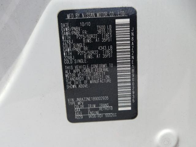 2011 INFINITI QX56 JN8AZ2NE1B9002935