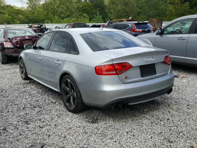 2012 AUDI S4 PRESTIG WAUKGAFL3CA107597