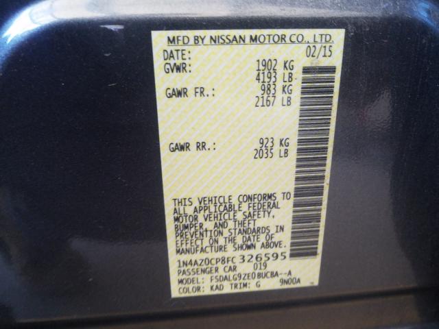 2015 NISSAN LEAF S 1N4AZ0CP8FC326595