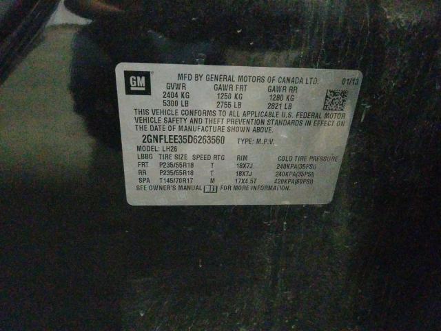 2013 CHEVROLET EQUINOX 2GNFLEE35D6263560