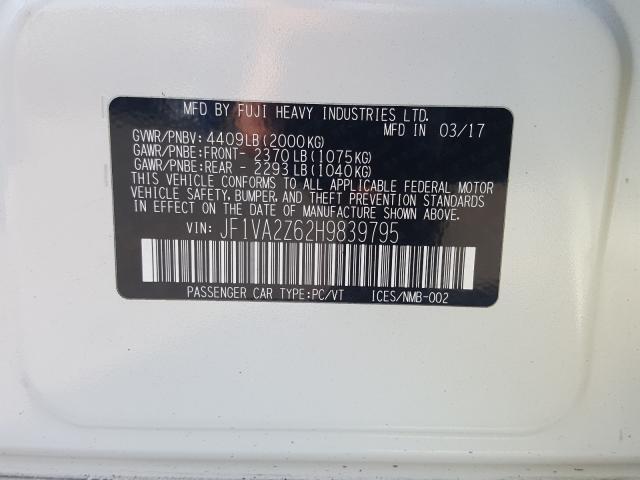 2017 SUBARU WRX STI LI - JF1VA2Z62H9839795