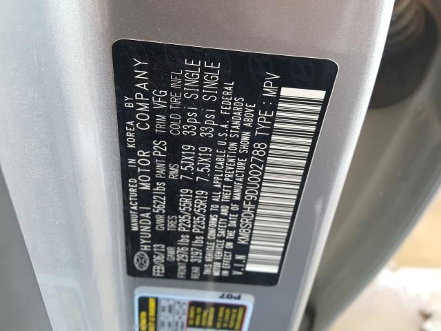2013 HYUNDAI SANTA FE L KM8SRDHF9DU002788