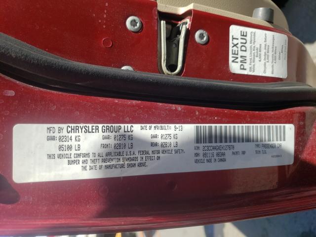 2014 CHRYSLER 300 2C3CCAAGXEH127870