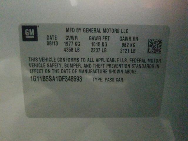 2013 CHEVROLET MALIBU LS 1G11B5SA1DF348693