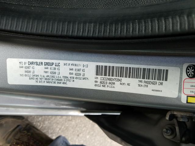 2013 DODGE AVENGER SE 1C3CDZAB8DN753942