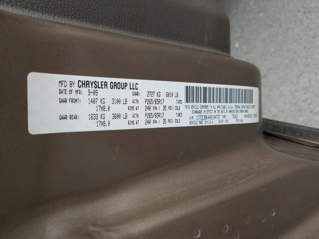 2010 DODGE DAKOTA SXT 1D7CE3BK4AS104727