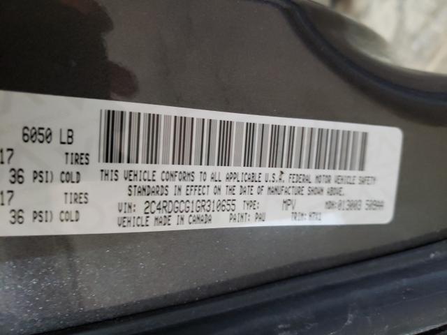 2016 DODGE GRAND CARA 2C4RDGCG1GR310655