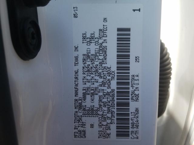 2013 TOYOTA TUNDRA CRE 5TFDM5F18DX048698