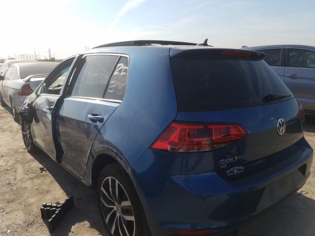 volkswagen golf 2017 vin 3vw217au9hm048831