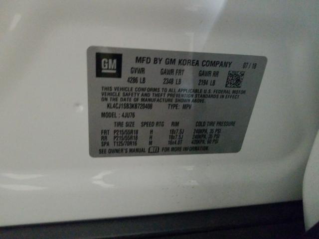 2019 BUICK ENCORE SPO KL4CJ1SB3KB720408