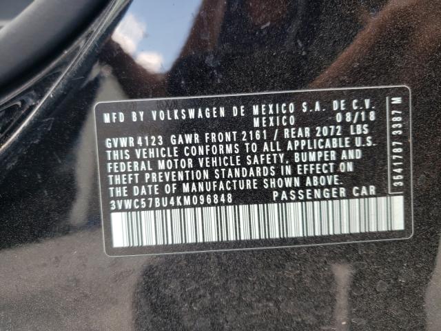 2019 VOLKSWAGEN JETTA S 3VWC57BU4KM096848