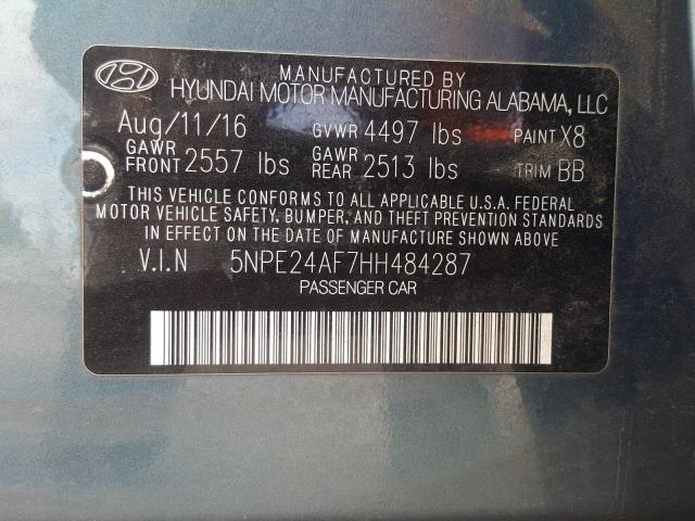 2017 HYUNDAI SONATA SE - 5NPE24AF7HH484287