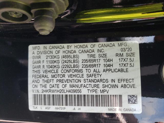 2020 HONDA CR-V LX 2HKRW1H20LH409656