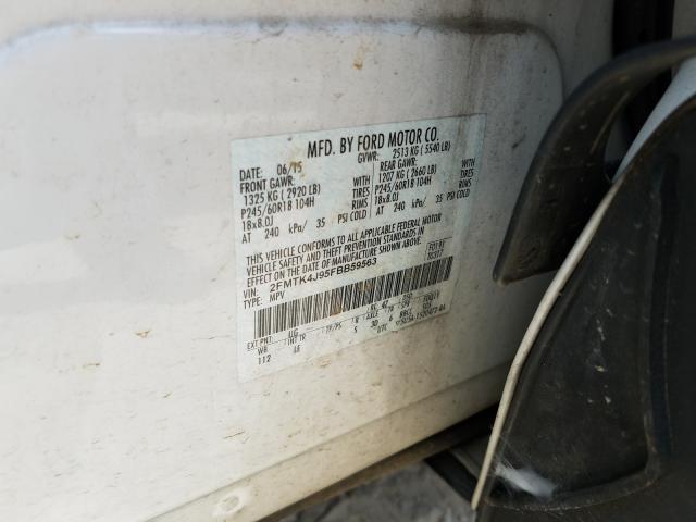 2015 FORD EDGE SEL 2FMTK4J95FBB59563