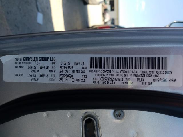 2014 RAM 1500 LARAM 1C6RR7NT9ES434011