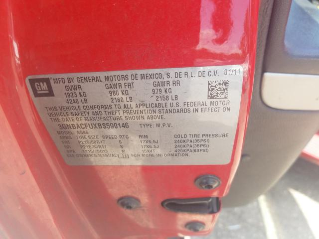 2011 CHEVROLET HHR LT 3GNBACFUXBS590146