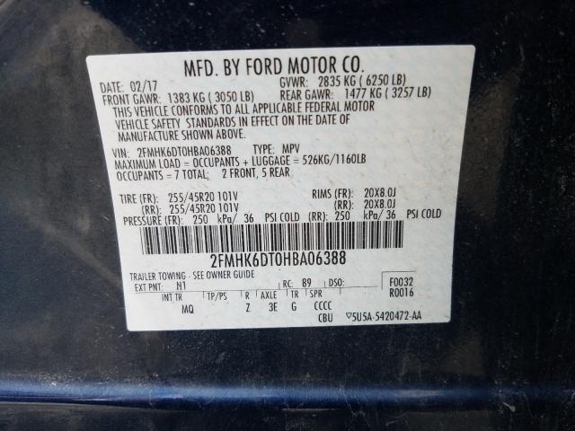 2017 FORD FLEX LIMIT 2FMHK6DT0HBA06388