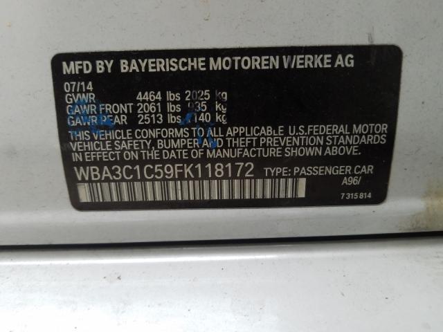 2015 BMW 328 I SULE WBA3C1C59FK118172