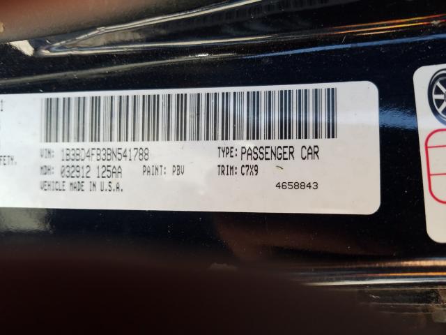 2011 DODGE AVENGER EX 1B3BD4FB3BN541788