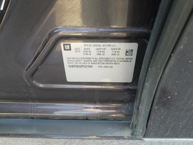 2015 BUICK LACROSSE P 1G4GF5G32FF321694