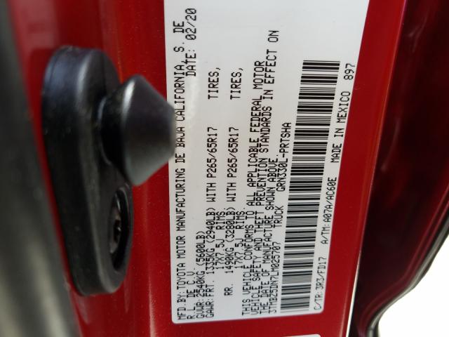 2020 TOYOTA TACOMA DOU 3TMBZ5DN7LM025707
