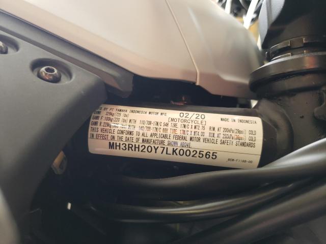2020 YAMAHA MT-03 MH3RH20Y7LK002565