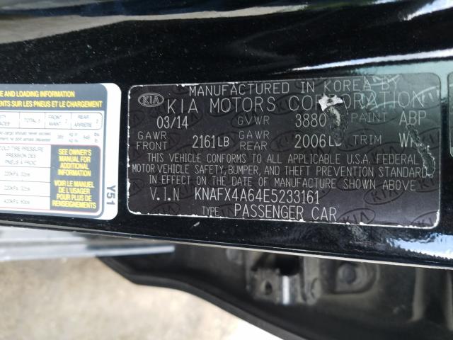 2014 KIA FORTE LX KNAFX4A64E5233161
