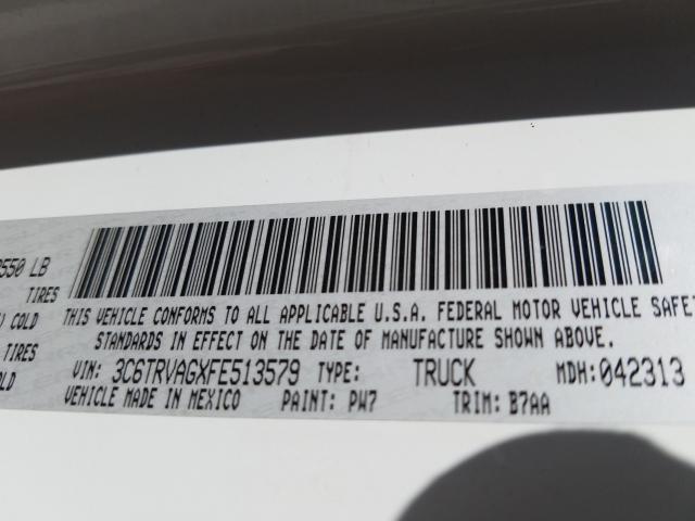 2015 DODGE PROMASTER 3C6TRVAGXFE513579