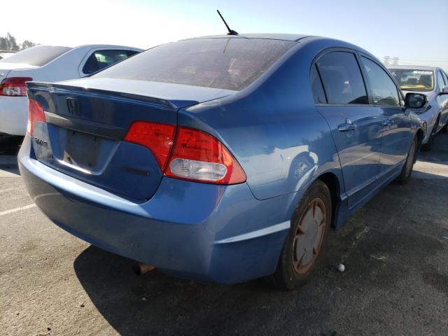 2010 HONDA CIVIC HYBR JHMFA3F2XAS001162