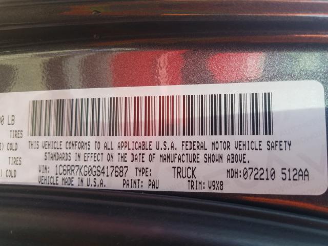 2016 RAM 1500 ST 1C6RR7KG0GS417687